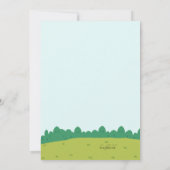 Lasst uns Geburtstagsparty-Einladung spielen Einladung (Rückseite)