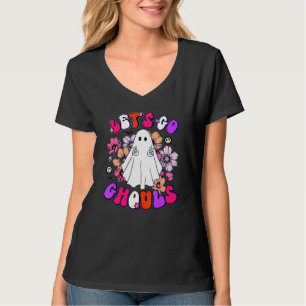 Lasst uns gehen, Ghouls Retro Halloween Junggesell T-Shirt