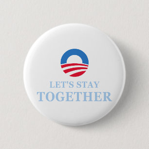 Lasst uns gemeinsam Bleibe werden Button