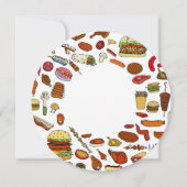 Lasst uns gemeinsam GRILLEN aufnehmen Einladung (Rückseite)