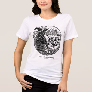 Lasst uns Geschichte machen Salem Hexe Tri-Blend Shirt