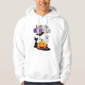 Lasst uns GHOULS gehen: Schwarzes und Oranges, unh Hoodie (Vorderseite)
