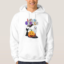 Lasst uns GHOULS gehen: Schwarzes und Oranges, unh Hoodie