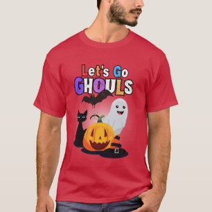 Lasst uns GHOULS gehen: Schwarzes und Oranges, unh T-Shirt