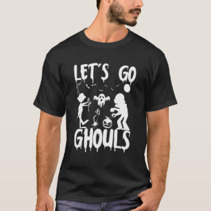 Lasst uns Ghouls Ghost Halloween Beängstigende Kos T-Shirt
