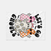 Lasst uns Ghouls Halloween Ghost Flora Spooky Seas Fleecedecke (Vorderseite (Horizontal))