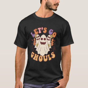 Lasst uns Ghouls Halloween Ghost Outfit Kostüm Ret T-Shirt