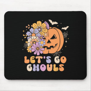 Lasst uns Ghouls Halloween Pumpkin Kostüm Retro Gr Mousepad