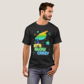 Lasst uns glänzen Crazy Party Cooler Abschluss Glü T-Shirt (Vorne ganz)