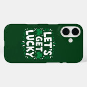 Lasst uns Glück Kleeblatt Funny St Patrick's Day h Case-Mate iPhone Hülle (Rückseite (Horizontal))