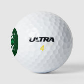 Lasst uns Glück Kleeblatt Funny St Patrick's Day h Golfball (Logo)
