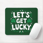 Lasst uns Glück Kleeblatt Funny St Patrick's Day h Mousepad (Mit Mouse)