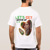 Lasst uns glücklich werden - irische Traditionen T-Shirt (Rückseite)