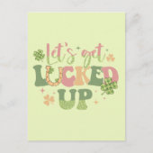 Lasst uns glücklich werden postkarte (Vorderseite)