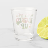 Lasst uns glücklich werden schnapsglas (Rückseite)