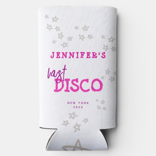 Lasst uns GO Girls machen, Retro-Junggeselinnen-Ab Selters Dosenkühler (Rückseite)