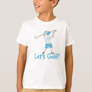 Lasst uns Golf spielen! Boy Shirt