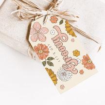 Lasst uns Groovy Vintag Floral Girls Gunst holen