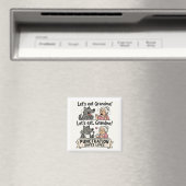 Lasst uns Großmutter essen Punctuation rettet Lebe Magnet (In Situ (Geschirrspüler))