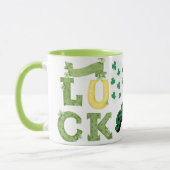 Lasst uns grün machen" Glückliche St. Patrick's Da Tasse (Links)