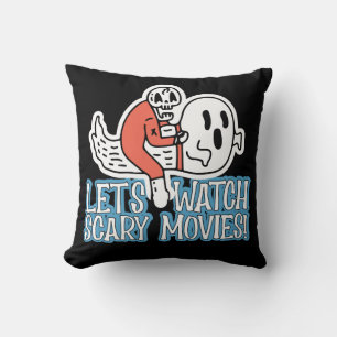 Lasst uns Gruselfilme anschauen Scream Horror Kissen