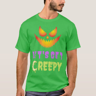 Lasst uns gruselige, lustige Halloween-Kostüme bek T-Shirt