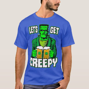 Lasst uns gruseligen St. Patrick's Day Frankenstei T-Shirt