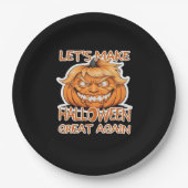 Lasst uns Halloween wieder zum Klassischen machen Pappteller (Vorderseite)