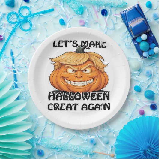 Lasst uns Halloween wieder zum Klassischen machen Pappteller (Party)