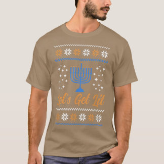 Lasst uns Hanukkah anheben T-Shirt