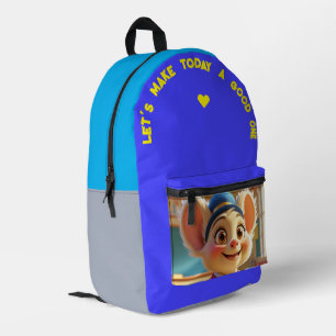 Lasst uns heute einen guten Tag machen Bedruckter Rucksack