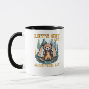 Lasst uns hingehen. Campfire Lit. Camping Lover Cl Tasse