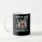 Lasst uns hingehen. Campfire Lit Classic Kaffeetasse (Links)