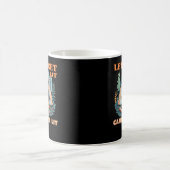 Lasst uns hingehen. Campfire Lit. Zelt Camping Cla Kaffeetasse (Mittel)