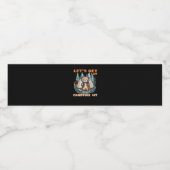 Lasst uns hingehen. Campfire Lit. Zelt Camping Cla Wasserflaschenetikett (Einzelnes Label)