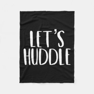Lasst uns "Huddle Funny" spielen, "Cuddle Football Fleecedecke
