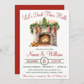 Lasst uns ihre Hallen überprüfen, das Brautparty d Einladung (Vorne/Hinten)