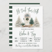 Lasst uns ihre Hallen überprüfen, das Brautparty d Einladung (Vorne/Hinten)