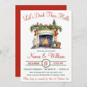 Lasst uns ihre Hallen überprüfen, das Brautparty d Einladung (Vorne/Hinten)