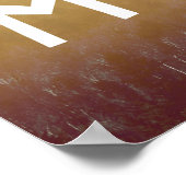 Lasst uns im Gebirgsplakat leben Poster (Ecke)