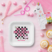 Lasst uns in acht Geburtstage Skate machen Pappteller (Party)