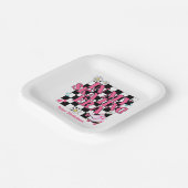 Lasst uns in acht Geburtstage Skate machen Pappteller (Gewinkelt)