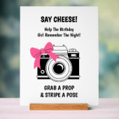 Lasst uns in acht selfie-akryllische Zeichen Skate Acrylschild (Neutral)