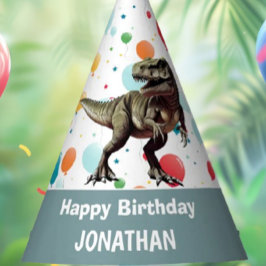 Lasst uns in eine Dino-Mite eindringen Partyhütchen