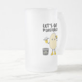 Lasst uns ins Lot kommen Mattglas Bierglas (VorderseiteRechts)