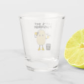 Lasst uns ins Lot kommen Schnapsglas (Rückseite)