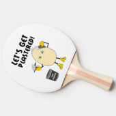 Lasst uns ins Lot kommen Tischtennis Schläger (Seitenansicht)