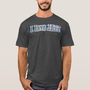 Lasst uns Jazz-Dinge bis zum Retro-Jazz-Musikmarch T-Shirt