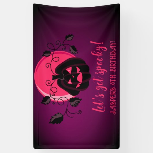 Lasst uns jedes schöne Halloween-Party machen Banner (Vertikal)