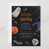 Lasst uns jedes schöne Halloween-Party machen Einladung (Vorderseite)